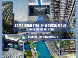Kama Homestay @Wangsa Maju, hotel a prop de Royal Selangor Pewter Factory and Visitor Centre, a Kuala Lumpur