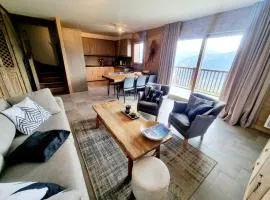 Superbe duplex 8 pers, piscine, parking, Les Saisies - FR-1-293-370