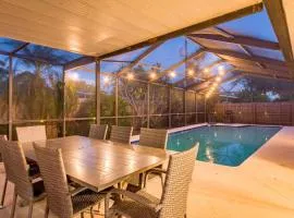 LUXE game room & HEATED pool home minutes from beaches