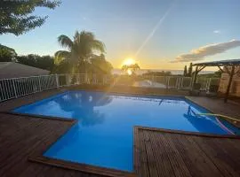 Appartement d'une chambre a Pointe Noire a 150 m de la plage avec vue sur la mer piscine partagee et jardin clos