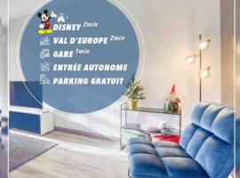 Le Blue Dream DisneyLand Paris/ Val D’Europe, апартаменты/квартира в Монтеврене