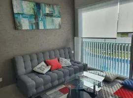 Hermoso Depto nuevo equipado 6 pers, playa carmen