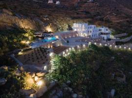 WOW Panoramic View Deluxe Villas, hotel with parking in Agkidia