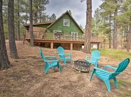 Hot Tub + Deck: Secluded Happy Jack Cabin