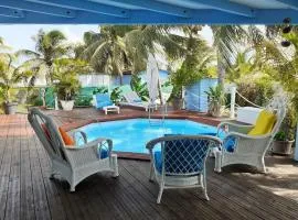Villa ensoleillée avec piscine privée à Saint-François