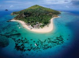 Castaway Island, Fiji, dvalarstaður á Castaway Island