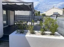 Appartement d'une chambre avec piscine partagee jardin clos et wifi a Cervione