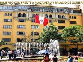 Apartamento frente al Palacio Gobierno, hotel near Estadio Alberto Gallardo, Lima