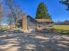 Spacious Massillon Log Cabin with Fire Pit!