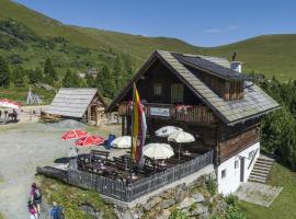 Zirbenhütte am Falkert auf der Heidi-Alm, hotel with parking in Hinterkoflach