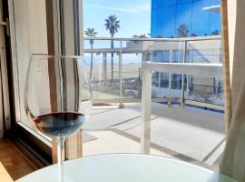 Meer & Stadt, ruhig, PK+A/C+WiFi+Balkon Meerblick