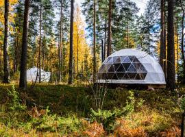 Igloo Glamping LakeLand Camp, luxury tent in Imatra