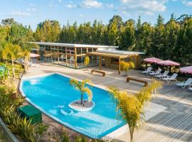 Villa Las Flores, chalé alpino em Piriápolis