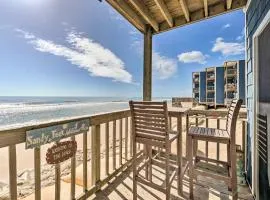 North Topsail Oceanfront Condo with Balcony!