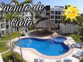 CACHITO DE CIELO, Departamento de lujo 2 habitaciones y alberca, apartamento en Manzanillo