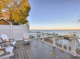 Lakefront Romulus Retreat with Private Dock!