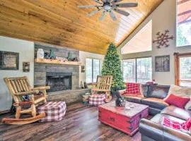 Pinetop Retreat with Fire Pit and Game Room!