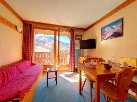 Appartement skis aux pieds, balcon, 4 pers, 2 flocons Argent, Les Belleville - FR-1-344-940, hotel in Les Bruyères