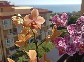 SWEET HOME BENALMADENA, Estudio con vistas al mar y excelente conexion wifi, para NO FUMADORES, con piscinas, Sea views, with swimming pools, completely renovated, ideal for older people, Bright with morning sun, No smoking