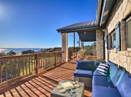 Sunny Lakefront Escape with Private Beach and Deck, hotel in Burnet