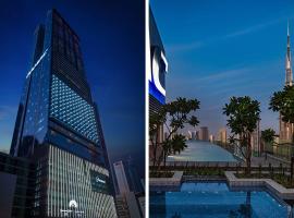 Paramount Midtown Deluxe 1 BR Apartment with Full Burj-Khalifa View, hotel near Business Bay Metro Station, Dubai