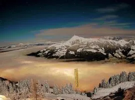 Hocheckhuette On Top of the Kitzbuehel Hahnenkamm Mountain