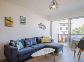 Appartement Cosy 3* avec Terrasse, Piscine et Parking Privé à 10 min de la Plage d’Erromardie - FR-1-4-524