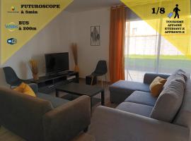 Maison proche Futuroscope, hotel with parking in Chasseneuil-du-Poitou