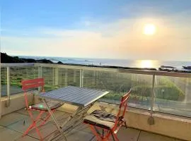 Studio cabine cosy à Quiberon avec vue mer et garage - FR-1-478-184
