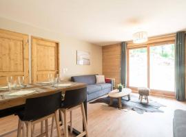 Charmette 2 pièces avec parking, terrasse et casier à skis - FR-1-291-860, Hotel in Valmorel