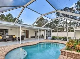 Palm Coast Retreat with Lanai Less Than 8 Mi to Beach!