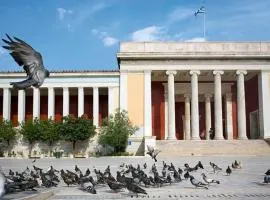 Santorini Style at Nathional Archeological museum of Athens,Greece