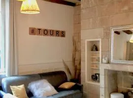 Vieux Tours, Charmant T2 40m2, 4 pers, lumineux
