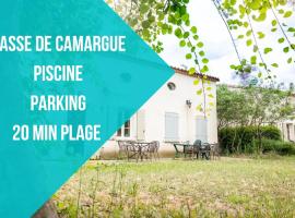 JASSE CAMARGUAISE 535 - PISCINE CLIM PARKING FAMILLE - TOP PROS SERVICESConciergerie, ξενοδοχείο σε Gallargues-Le-Montueux