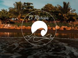 El Marabu Surf Resort，Aposentillo的度假住所