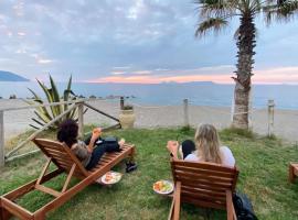 on the beach, hotel a Gioiosa Marea