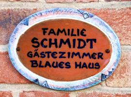 Blaues Haus, alquiler vacacional en Glückstadt