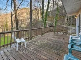 Secluded Bryson City Home with Deck, Steps to Creek!