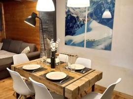 Bel appartement familial et cosy，聖熱爾韋萊班Casino Tranchant de Saint-Gervais附近的飯店