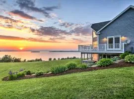 Lake View Champlain Home with Hot Tub and Sauna!