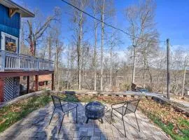 Gray Home with View of Boone Lake and Fire Pit!
