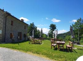Alpe di Sara, hotel poblíž významného místa 6 Cimoncino (1° Tronco), Fiumalbo