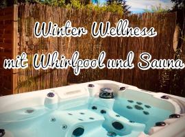 GartenLoft mit Outdoor Whirlpool und Garten, hotel din Petershagen