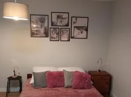 Apartament Pastelowy Gdańsk 40 metrów z widokiem na ogród