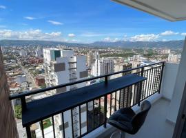 Habitación Principal en Apto Compartido piso 26, hotel a Bucaramanga