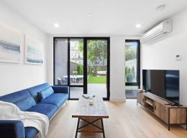 149BK-101 New construction 2BR Private garden W-D, hytte i Brooklyn
