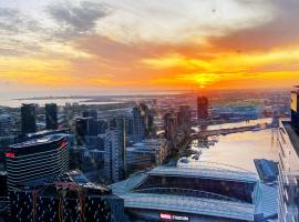 Melbourne CBD Apt with Free Car Park Ocean View, hotel near Southern Cross Station, Melbourne