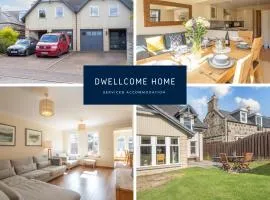 Dwellcome Home Ltd 5 Double Bedroom 3 Bathroom House Free Driveway Parking, 637 Mbps WIFI, Ideal for Long Term Contractor, etc Stays, Regular Housekeeping Option - See Our Site for Assurance