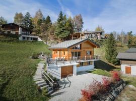 Chalet Amerhone - Luxury chalet With Jacuzzi, hotel with parking in Riddes
