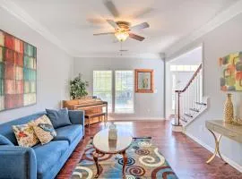 Chic Gastonia Home with Deck, Fire Pit and Grill!